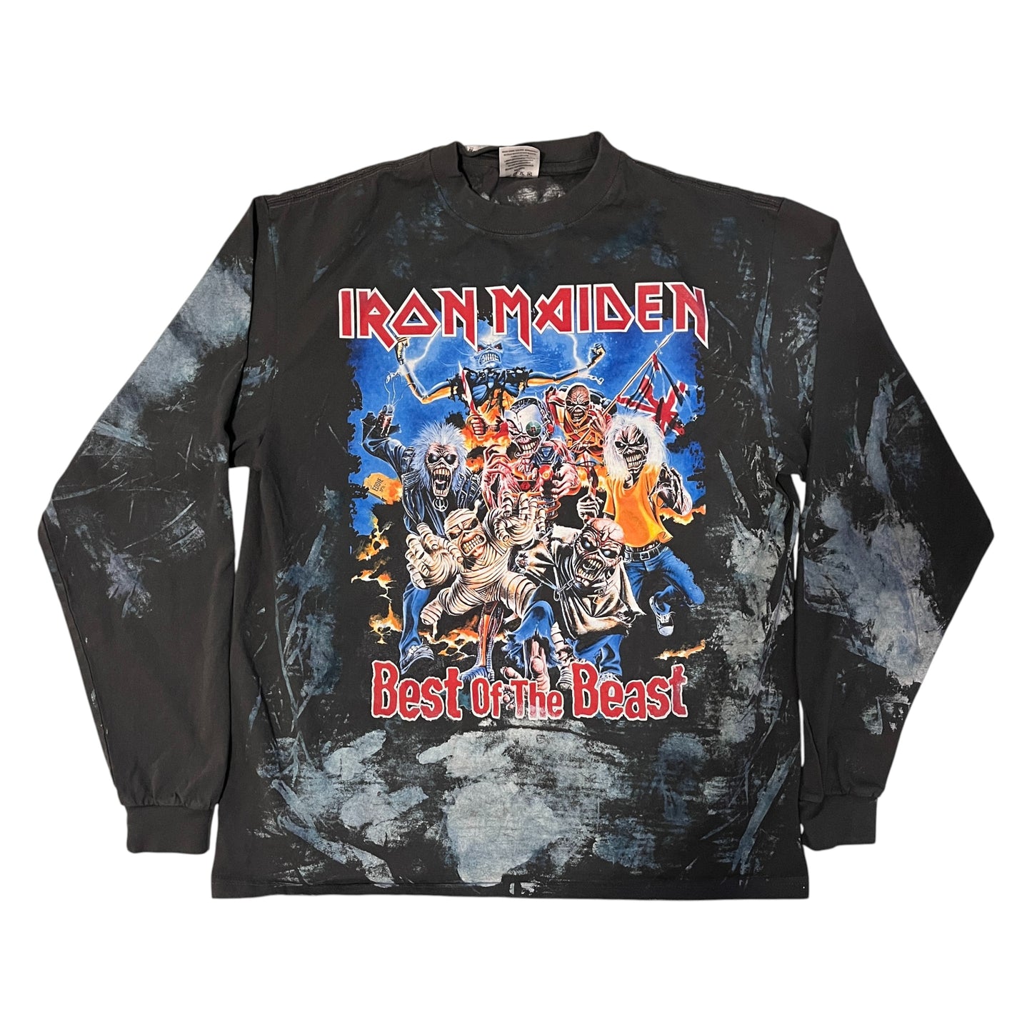 IRON MAIDEN SPLATTER LONGSLEEVE 1/1
