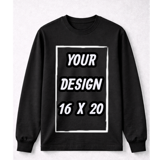 SHAKAWEAR BLACK LONGSLEEVE (FRONT AND BACK PRINT)